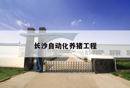 長沙自動化養(yǎng)豬工程